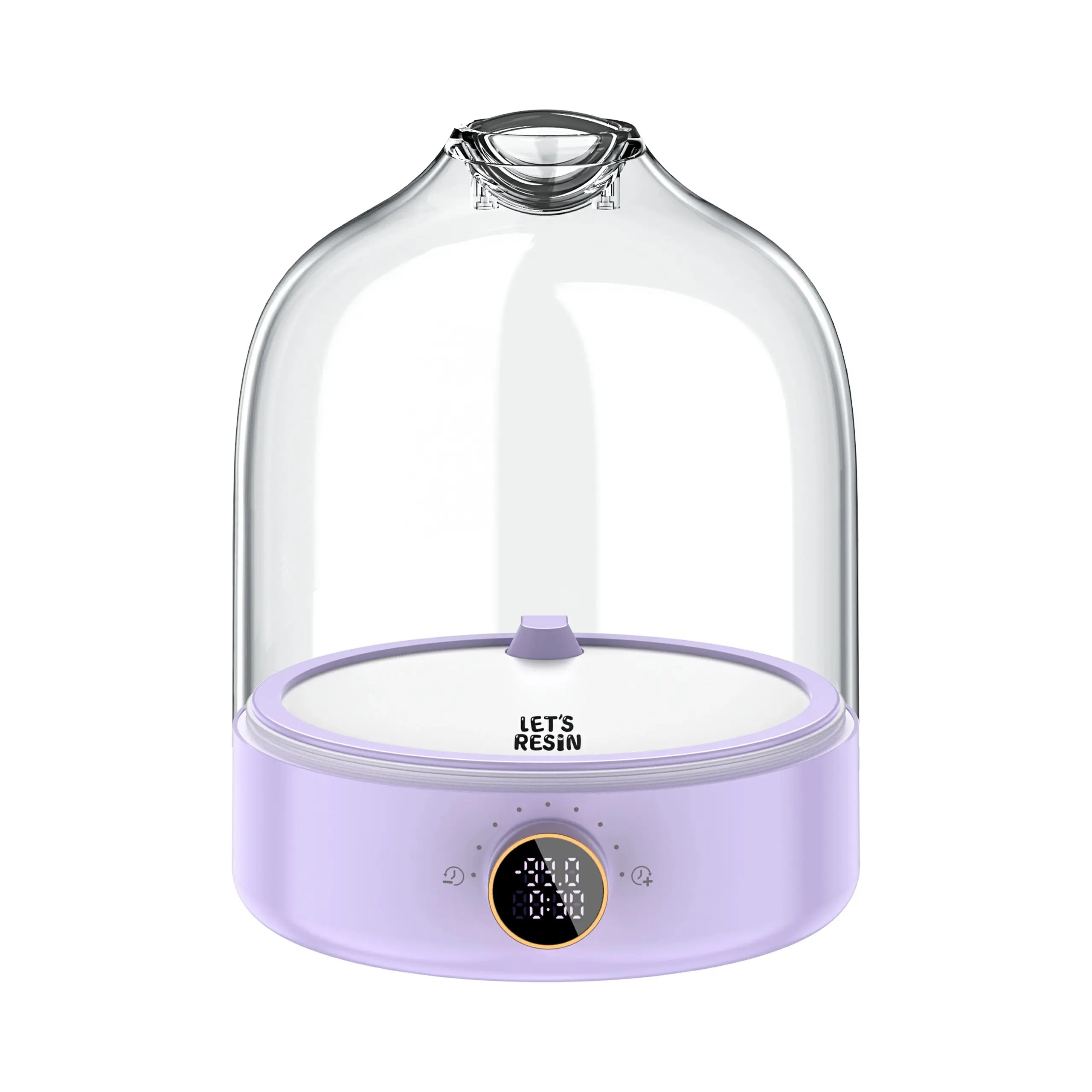 LET'S RESIN AirZero Pro Resin Bubble Remover, Eliminates 99% of Bubbles in 3 Minutes, -99 kPa 4-Core Vacuum Pump, 48W Motor, Digital Display, 4L Large Capacity, Auto Vent & 30-Second Timer for Epoxy Resin Casting