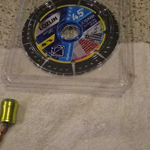 LOZLIN 4.5" 1PCS/3PCS Multi-Material Cutting Blades - Dry Cut Metal,  Tile, Stone & Plastic - Angle Grinder Saw Blades for Cast Iron & Marble (115mm) Tool Accessories