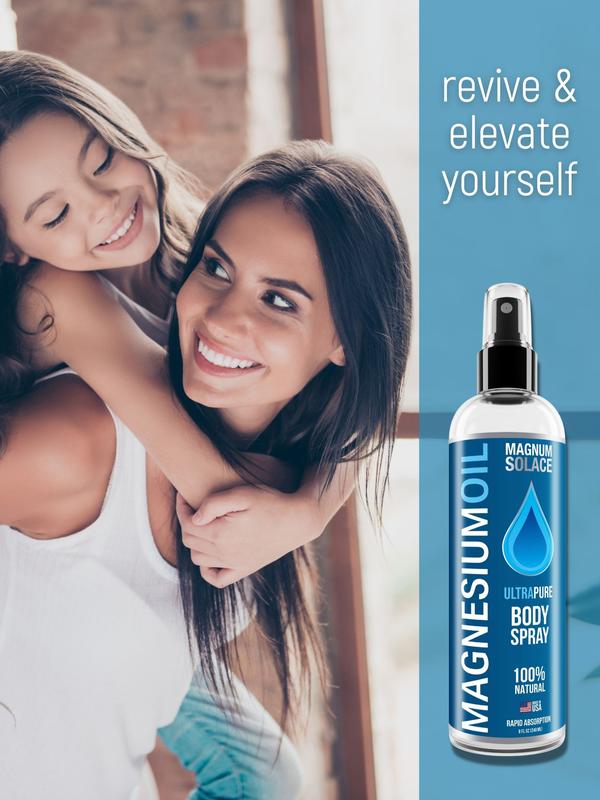 Pure Magnesium Oil Body Spray - Apply to Legs and Feet at Night