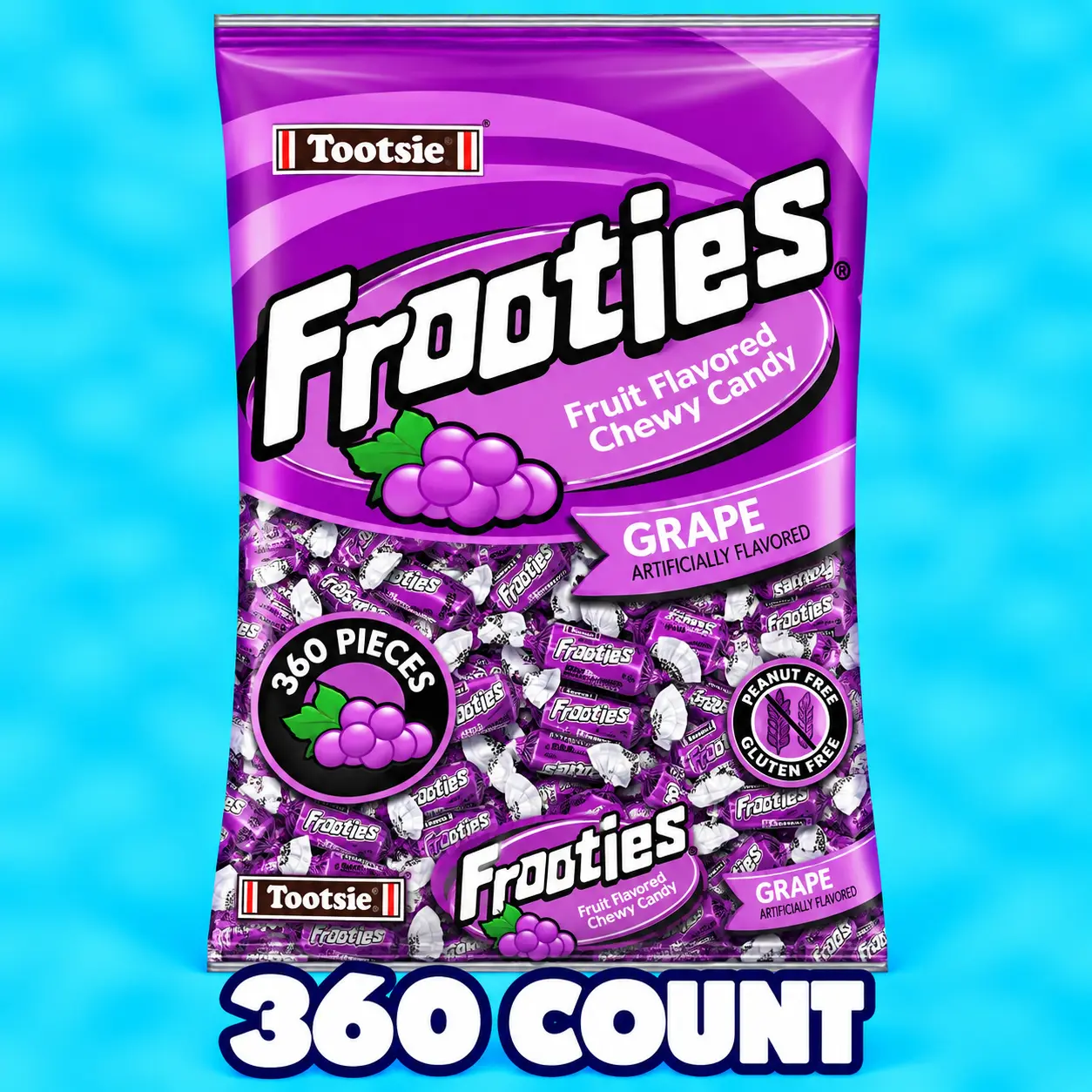 Frooties  Grape 360 count Bag