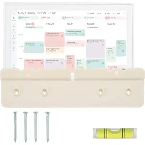 Wall Mount for Skylight 15" Digital Calendar - No-Stud, No-Drill Metal Mount - Easy DIY, -Free Installation with Level & Mounting Kit - Secure Hold Accessories