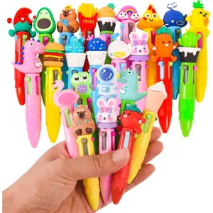 25 count Multicolor Pen in One Fun 4-in-1 Cute Pens Bulk Kawaii Cool Ballpoint Pens for  Fun Gifts