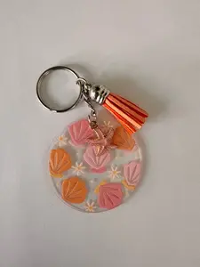 Seashell keychain