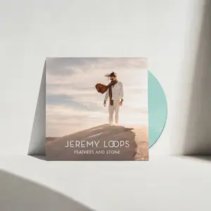 Jeremy Loops - Feathers & Stone - Black/Green  [VINYL RECORD - LP] Black, Colored Vinyl, Green