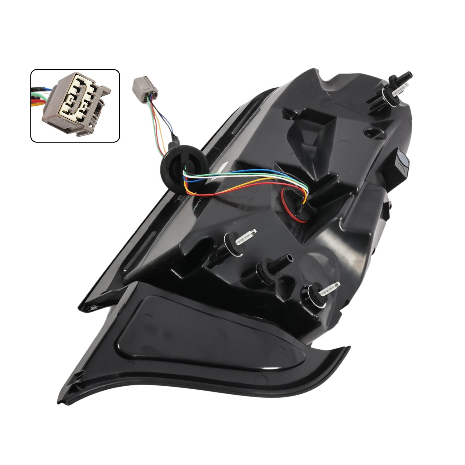 Nakkaa Screw-On LED Tail Lights - Brake & Signal Functions, Sequential Signals - Left & Right Fit for 2015-2023 Ford Mustang
