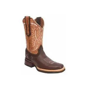 Rodeo Boot Brown Rubber Sole-SG512