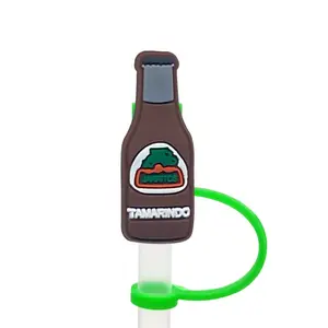 Reusable Drinking Straw Tips- (TAMARINDO), 2.3 CM Cover Drinkware