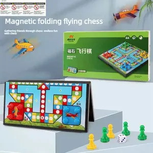 Entertainment Checkers Set Independent Packaging with Board Game Pieces Five-In-One Chess Flying Chess, Perfect Gift for Family Fun