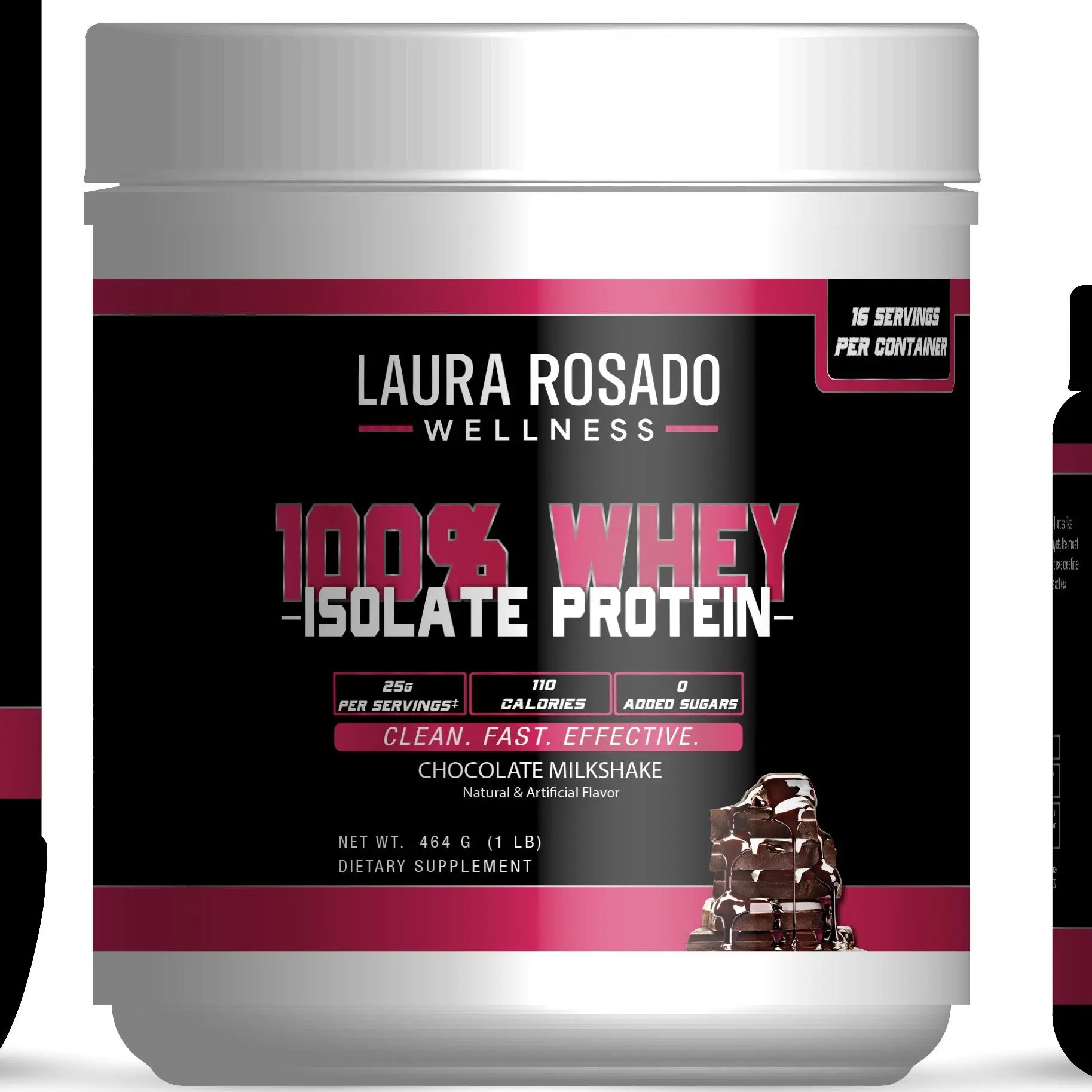 LRW WHEY ISOLATE PROTEIN SUPPLEMENT (Chocolate Flavor) – 1LB