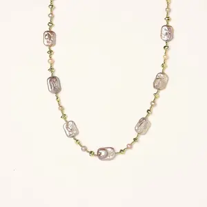 Iridescent Pearl Chain