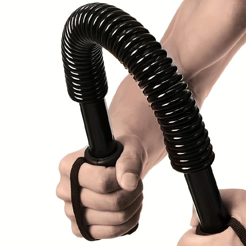 Arm Trainer -  Power Twister Bar Hand Grip Strengthener for Men, Upper Body Strength Training Bar for Chest, Forearm, Bicep & Toning Muscles with Hand Grips,Outdoorfun