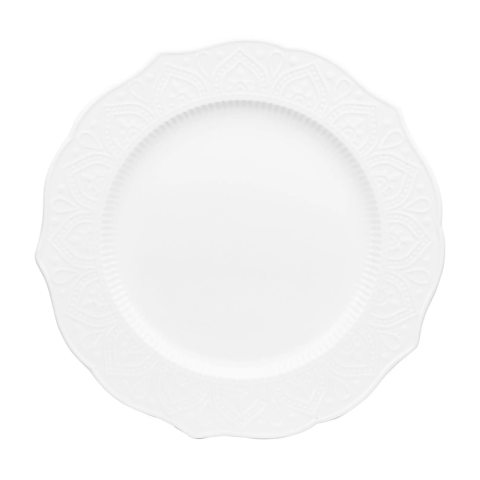 10 Strawberry Street Dahlia Dinner Plate