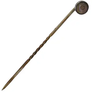 Antique Estate Jewelry Stick Pin with Abalone Shell Top