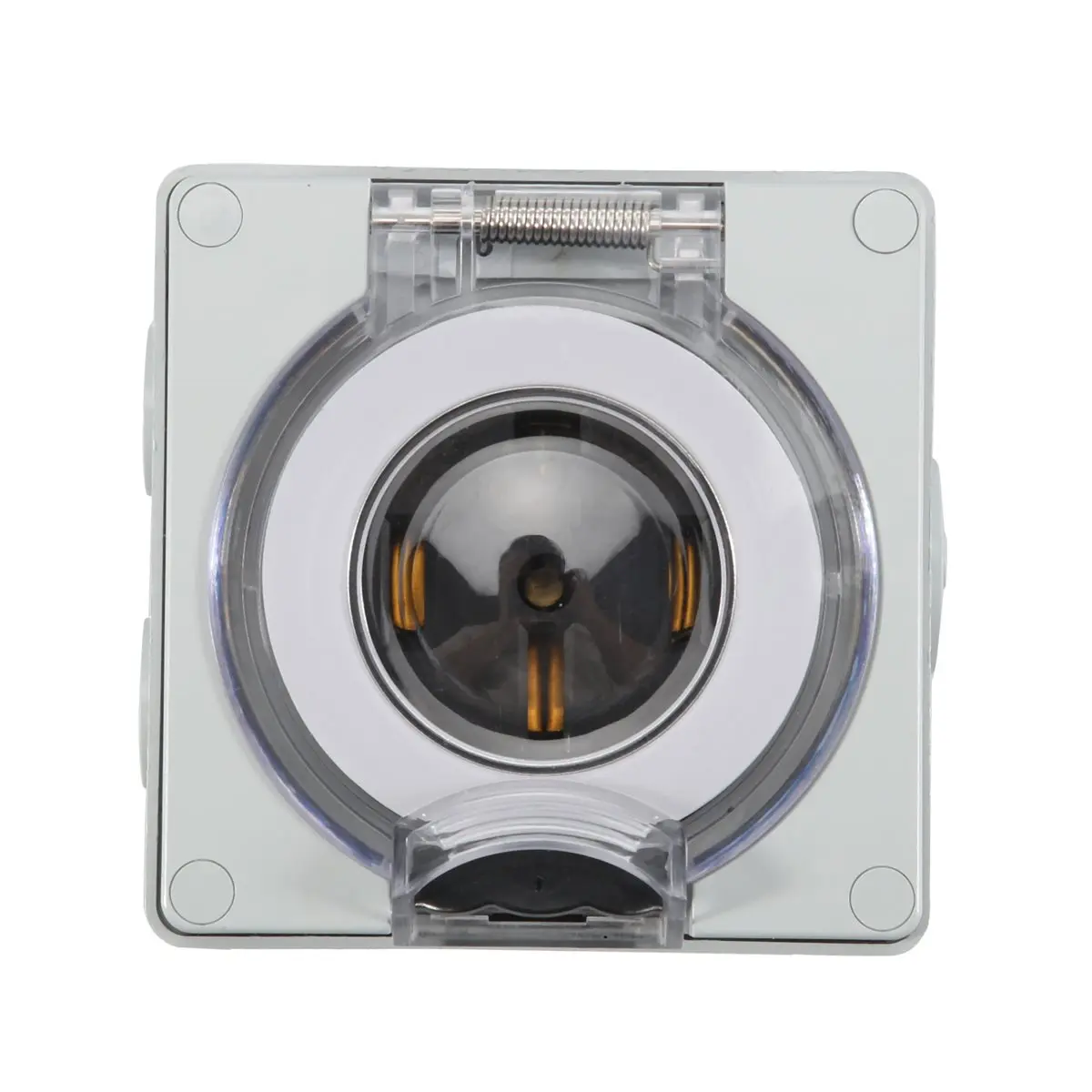 50Amp Power Outlet Box,125/250Volt NEMA 14-50R Receptacle Outdoor Dustproof and Weatherproof for Electric Vehicles