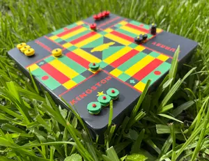 Magnetized Counties & Capital of Jamaica Themed Ludi Board Game