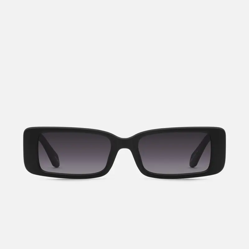 QUAY - ART SCHOOL Trendy Narrow Rectangle with built in universal nose pads and wide arms