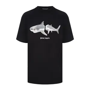 Palm Angels Shark T-Shirt Black/White (men) by StockX