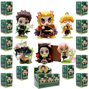 Demon Slayer Tanjiro Kamado Nezuko anime cartoon figure blind box creative personalized statue model ornament surprise gift box