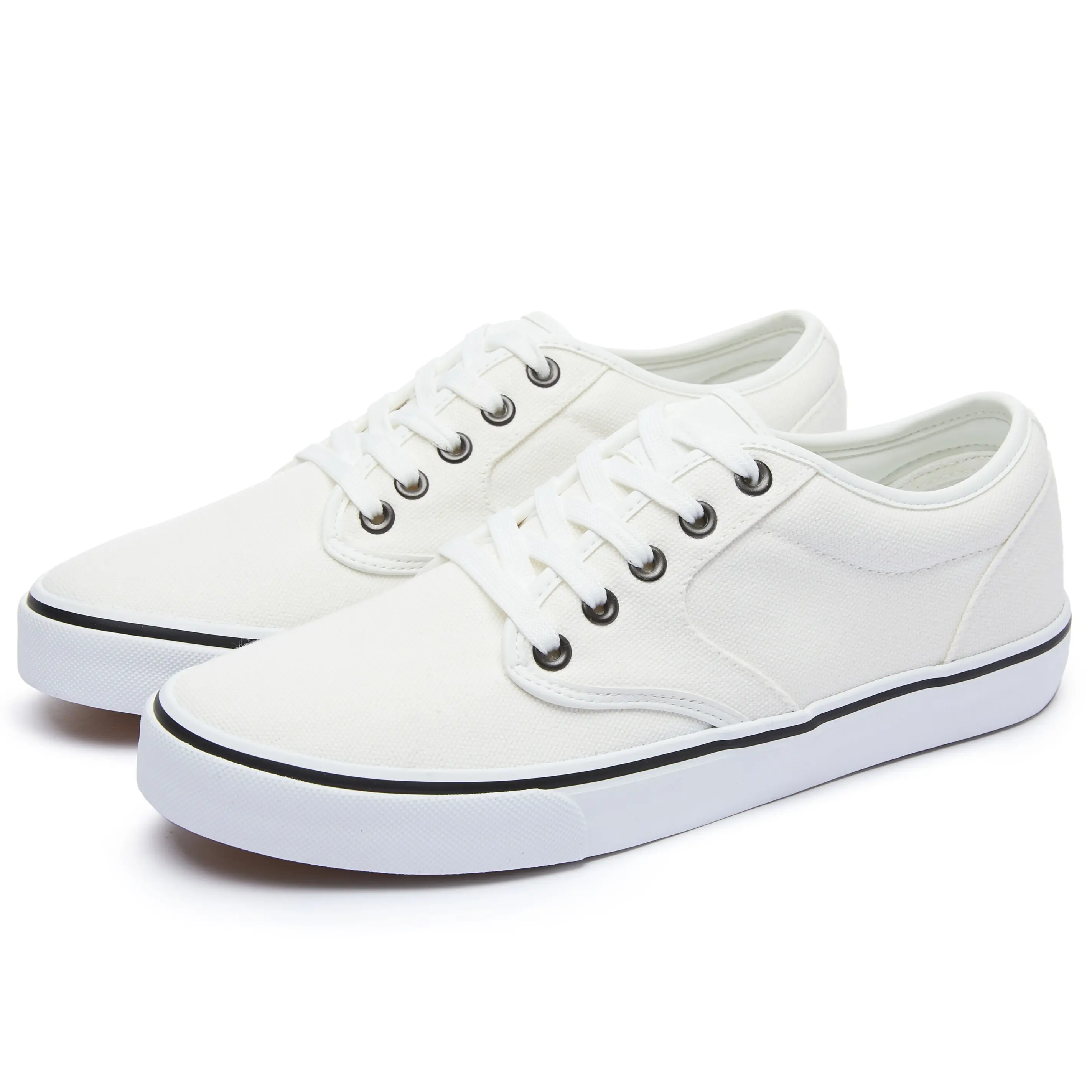 Mens white canvas sneakers