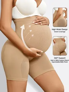 High Waist Pregnant Belly Support Shorts, Stable Support & Comfort, Breathable Fabric, Suitable for All Pregnancy Stages, Daily Wear