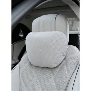 Car Driving Car Pillow Set Neck and Waist Black Neck Pillow Memory Lumbar Pillow Suitable for Mercedes-Benz, BMW, Toyota, Honda