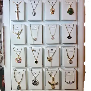 Classic Simple Elegant Design for Festive Occasions Gold Necklace for Women 14k Gold Plated Silver Pendant Steel Chain Gift Ideal Present