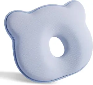 Memory Foam Pillow for Children, Soft Breathable Head Shaping Pillow, Prevent Flat Head Support Cushion for Boys & Girls