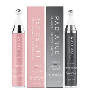 Ever Bloom Naturals Eye Care Gift Set – PDRN & Tranexamic Acid Eye Serum Rollers Duo for Brightening, Firming, and Anti-Aging