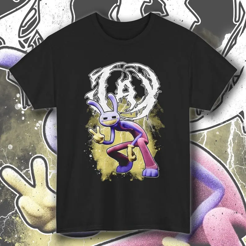 Jax Metal Shirt: Digital Circus Goth Tee