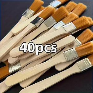 40 Paintbrushes for Home Decor - Small Brushes Perfect for Painting, Dyeing, And Decorating Your Home. These Compact Painting Tools Make Great Gifts for Friends.