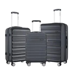 3-Piece Luggage Set - Durable ABS Hardshell Suitcases with Spinner Wheels, Lightweight Design, TSA Lock, 20/24/28 Inch