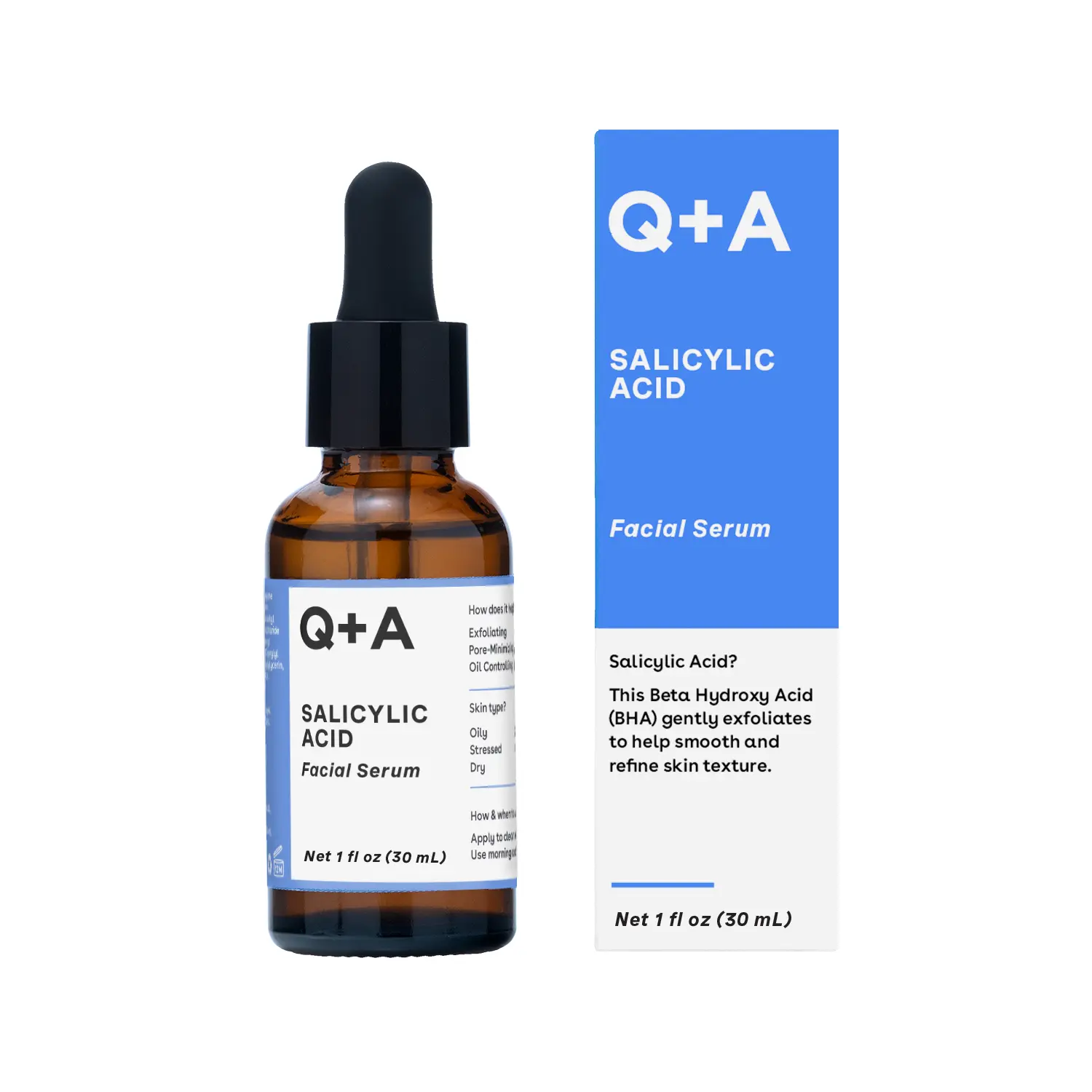 Q+A Salicylic Acid Facial Serum