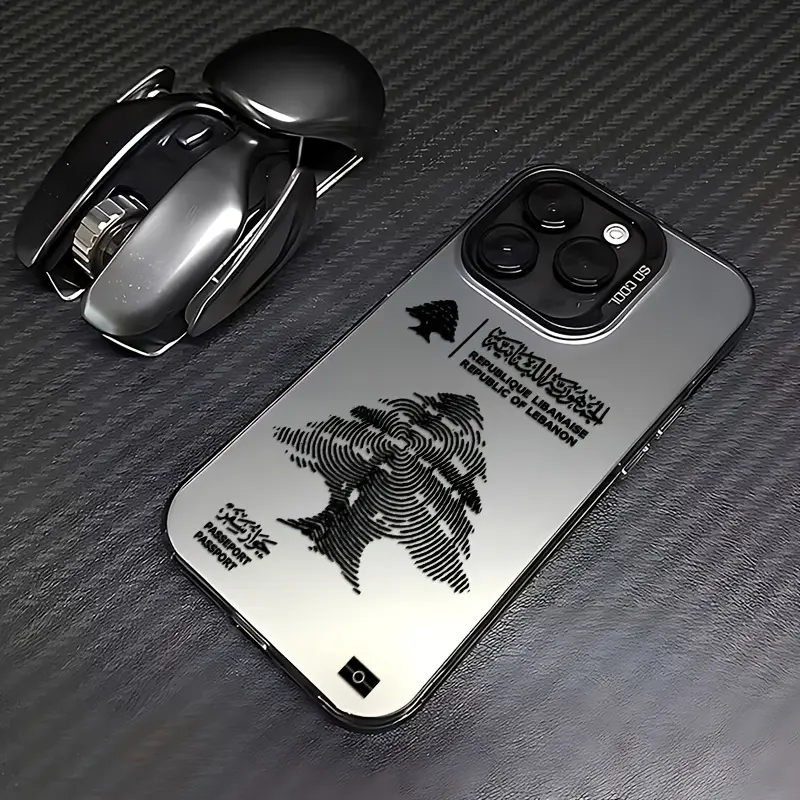 Lebanon Art Design Tpu Anti-Drop Phone Case for iPhone 6/7/8/x/XS/XR/XS Max/11/12/13/14/15/16 Pro Max, Shockproof Protective Cover