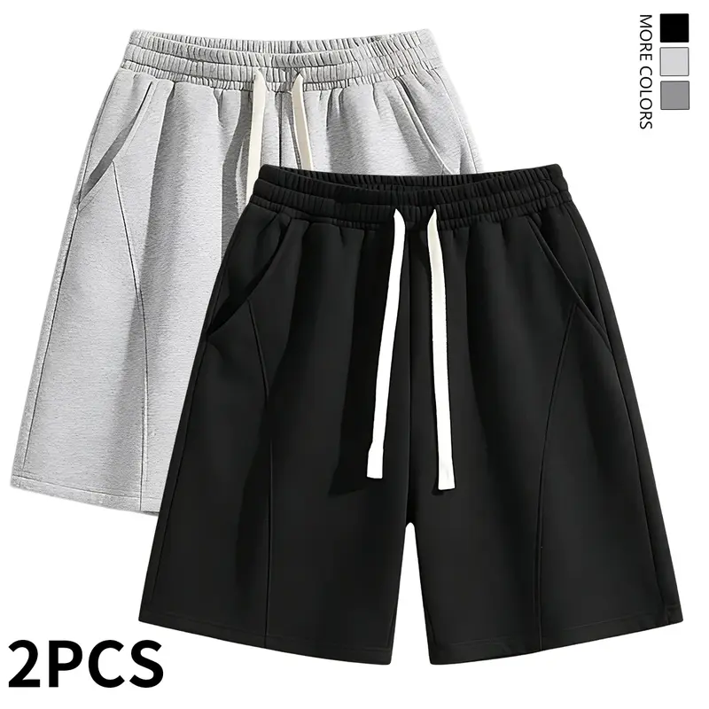 2-Pack Men’s Quick-Dry Summer Sports Shorts — Stylish, Versatile Outdoor Casual Design