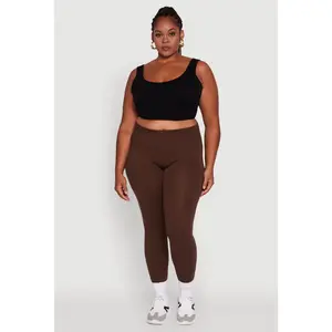 Plus Size Ambiance Basic Leggings