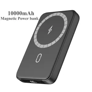Magnetic Power Bank, 10000mAh Wireless Portable Charger with LED Display, 20W PD Fast Charging, Battery Pack with USB C Output/Input, Power Bank for iPhone16/15/14/13/12 Series and more