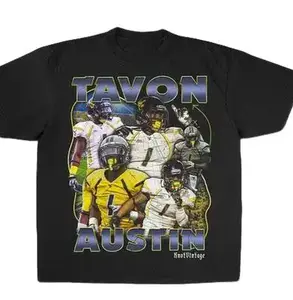 Tavon Austin WVU T-Shirt Vintage 90s Graphic Style T-Shirt Sweatshirt, Hoodie Full Color Full Size Comfort Cotton, Graphic, Hoodie Crewneck Handmade