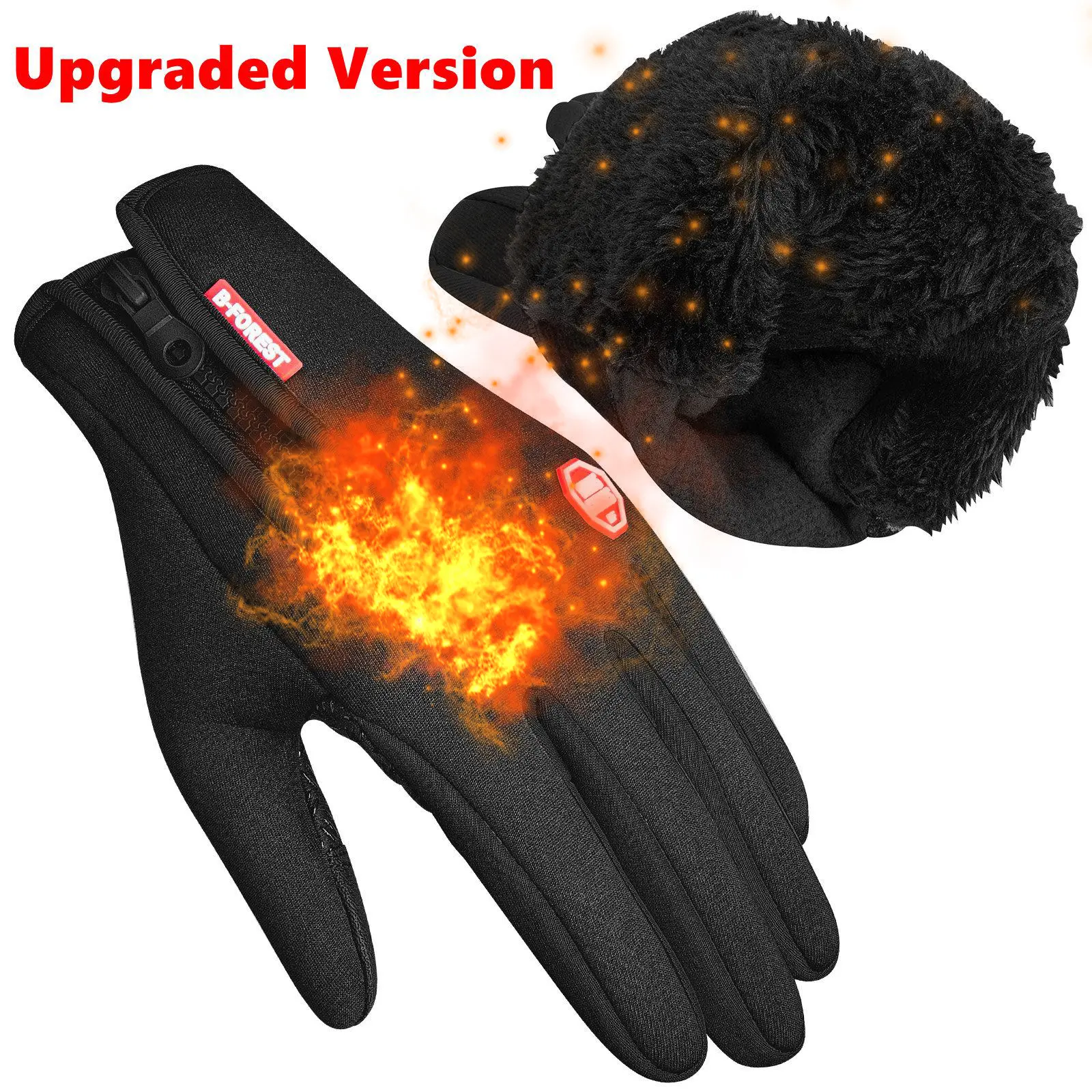 Winter Gloves Touch Screen Water Resistant Windproof Warm Gloves Winter Gloves Touch Screen Water Resistant Windproof Warm Gloves