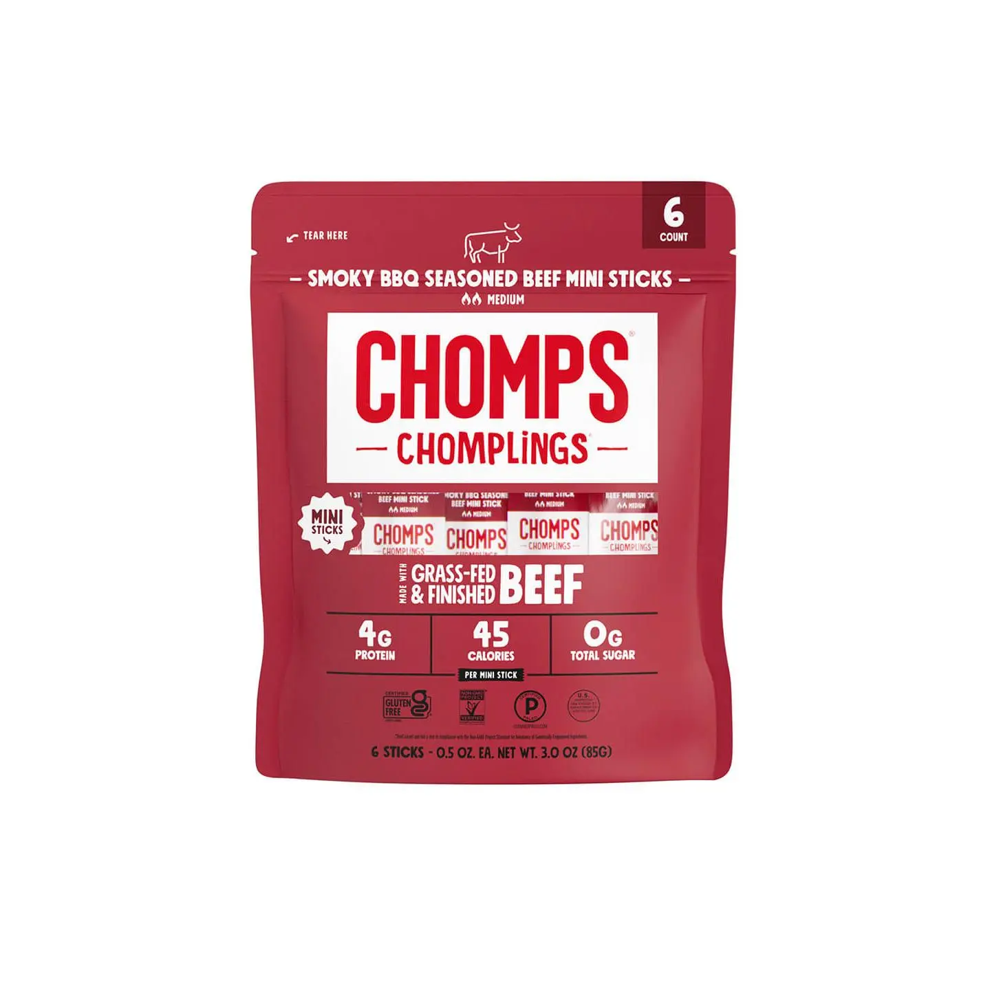 6 ct. Smoky BBQ Beef Chomplings
