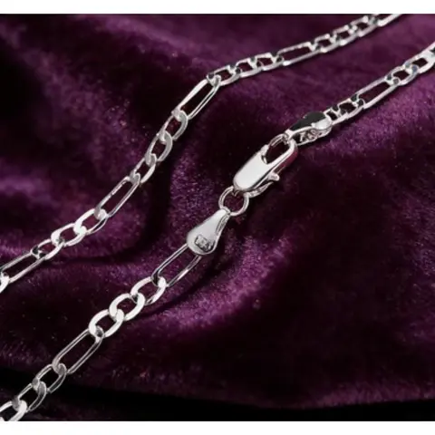 Cuban Necklaces - 925 Sterling Silver Electroplated Unisex High-End Fashion Jewelry, 4/6/8/12mm Sizes, 16-30in Fit Range, Hypoallergenic Everyday Wear, 1-Year Free Fading Replacement, Women's Party Gift Option, 16–30" Fit Range