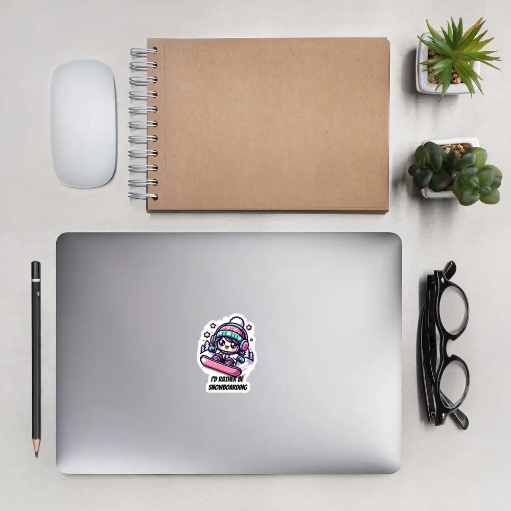 sport - i'd rather be snowboarding sticker