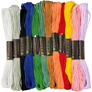 Embroidery Floss 12 Rainbow Color Skeins, Friendship Bracelet String  Stitch Embroidery Thread Floss Bracelet Making Yarn, Craft Floss