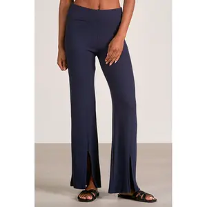Pants with Front Slit