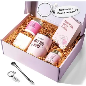 Body Care Gift Basket for Moms - 8Pc New Mom Spa Kit