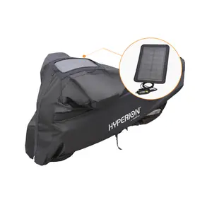 Hyperion® Motorcycle Cover with Solar Charger- Medium