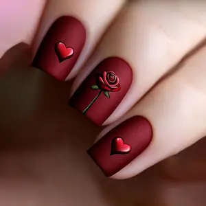 Upgrade Your Nail Style, 24pcs Chrome Press-On Nails, Medium Square Acrylic Fake Nails, Reusable, Suitable for Women & Girls