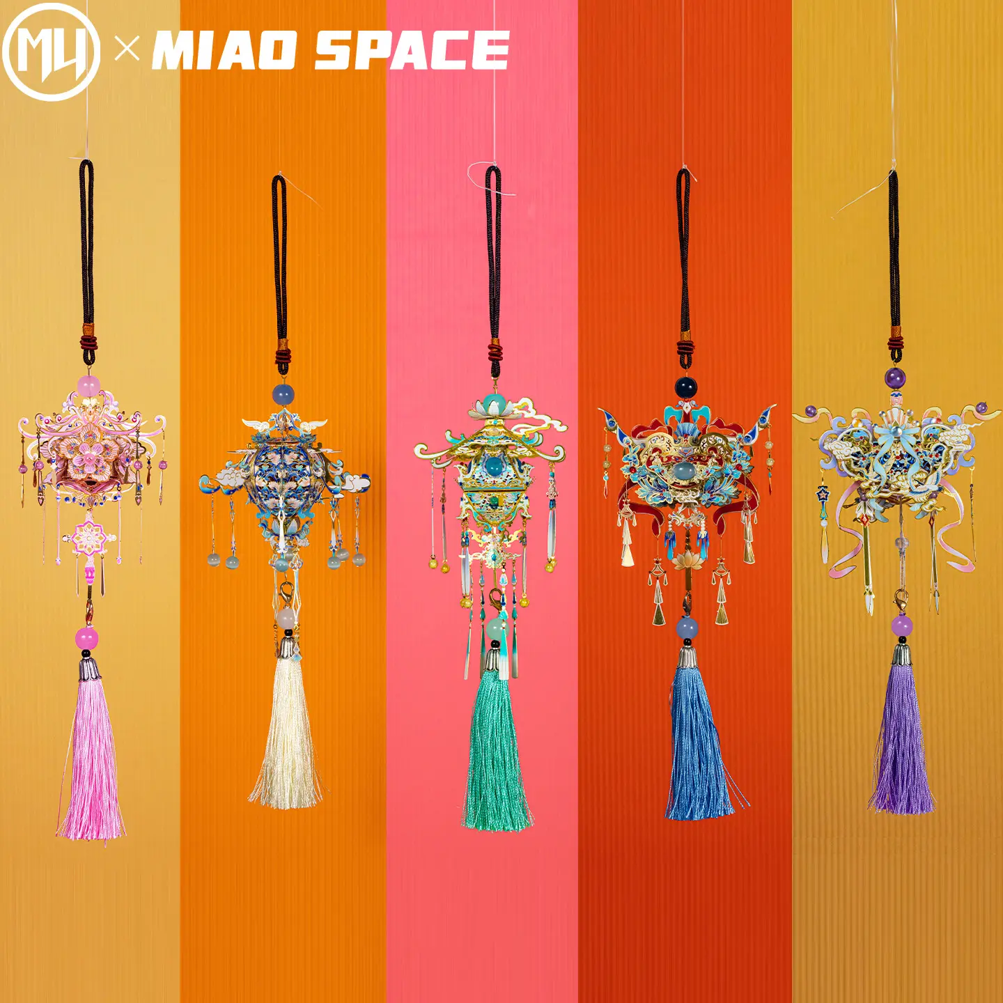 MU floating fragrance sachet 3d three-dimensional metal puzzle handmade DIY puzzle toy desktop office ornament decompression to send girlfriend birthday Christmas Halloween colorful gifts suitable for collection