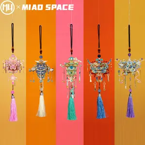 MU floating fragrance sachet 3d three-dimensional metal puzzle handmade DIY puzzle toy desktop office ornament decompression to send girlfriend birthday Christmas Halloween colorful gifts suitable for collection