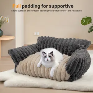Indoor Pet Sofa Bed - Washable, Comfortable Support, Breathable Fabric, Suitable for Small-medium Cat and Dogs