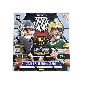 2024 Panini Mosaic Football Mega Box (Reactive Blue Parallels!) NFL Trading Cards